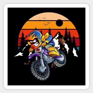 Racing Dirt Bike Magnet